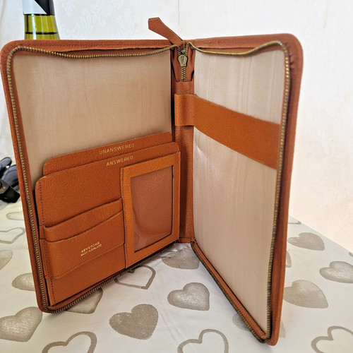 Vintage tan brown - brown, leather