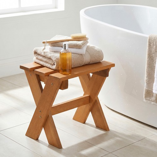 Solid wood side table flower - solid,
