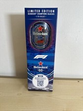 Limited Edition Heineken F1 -0.0- Champions pint glass new in box
