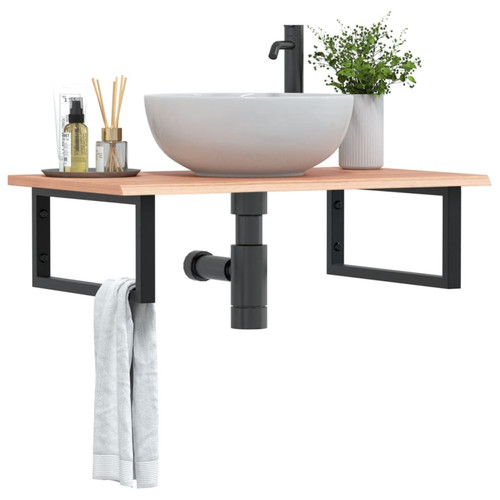 Basin shelf floating wall - basin,