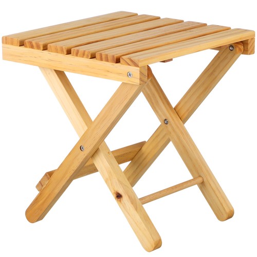 Folding wood small square - wood,