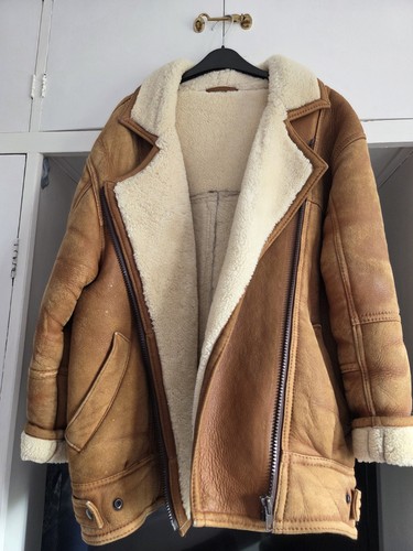 Vintage leather sheepskin - vintage,
