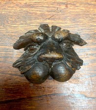 Antique Victorian Furniture Salvage Ornament of a Lion Face