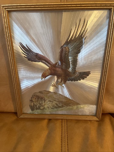 Vintage framed dufex foil art - vintage,
