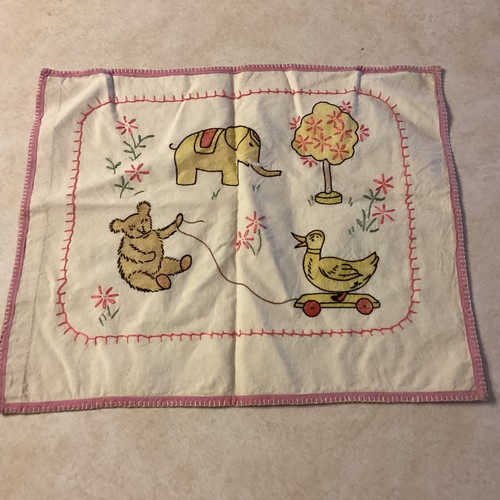 Vintage 1940s 50s embroidered - 1940s-50s,