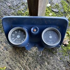 Original Ford 100E,Blue Bakelite / Plastic, Dash Board Binnacle Cluster Dials