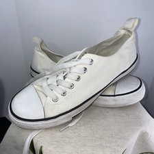 Papaya White Canvas Lace Up