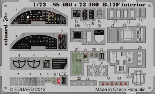 Eduard ed73460 boeing 17f - ed73460,