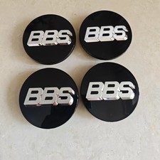 3 pins Set Of 4 BBS RS LM RZ Center Caps 70mm 09.24.030 Black Silver 