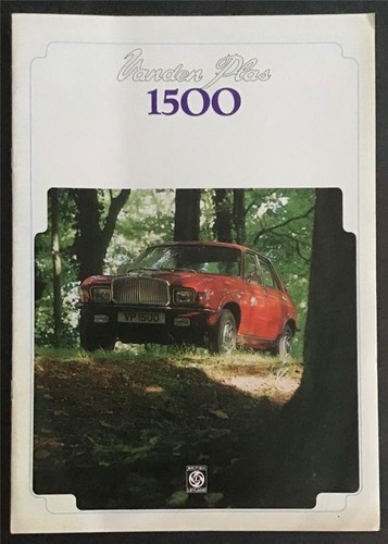 Vanden plas 1500 - plas, car