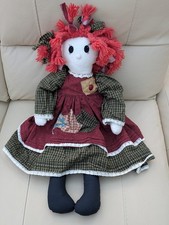 Raggy Dolls Rag Doll Charlotte handmade using Kit Soft Toy Primitive Girl