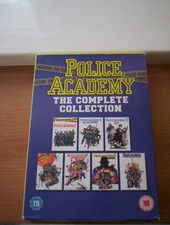 Police Academy The Complete Collection 1-7 Disc Box Set R2 Used Good Condition