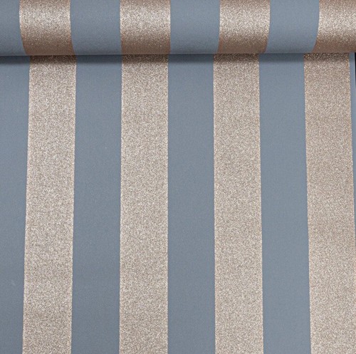 Charcoal grey rose gold stripe - grey,