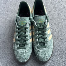 Adidas Munchen - Fluffy Green Beige Gold Floral, UK 10
