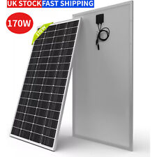 170W 200W Watt Mono Solar Pane 12Volt for Battery Charger RV Boat Caravan Camper