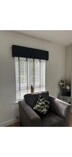 Black Velvet Padded Box Window