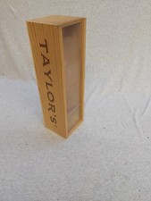 Taylors Port Display Box.  With Perspex Cover