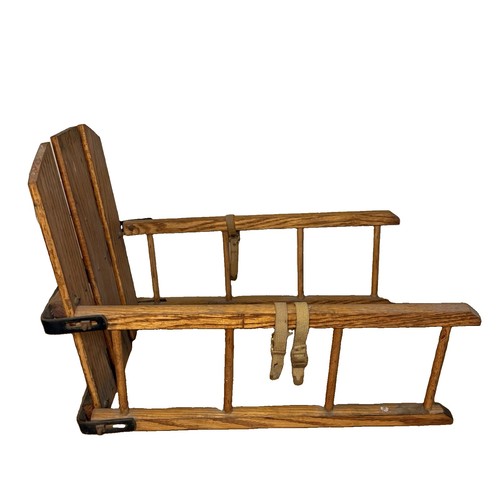 Vintage wooden child sled - vintage,