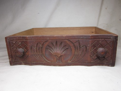 Antique wooden drawer - wooden,