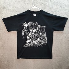 Gildan Shirt Adult Large Black
