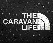 The caravan life - caravan, decal