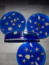 'sea' Resin Coaster Set.