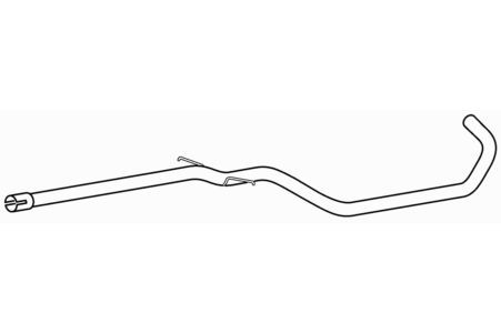 Centre exhaust pipe for - centre,