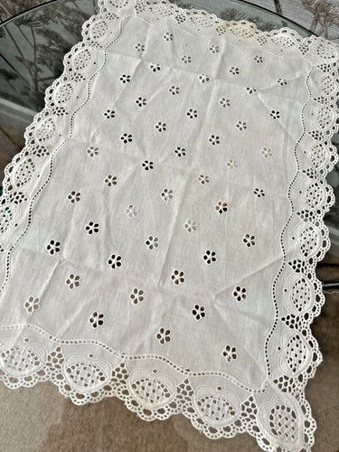Vintage white cotton - white,