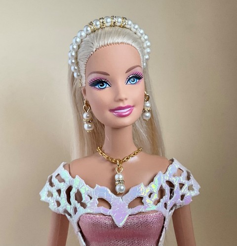Barbie white pearl diamante - pearl,