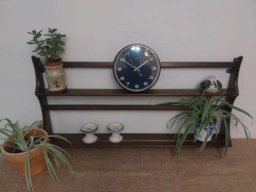 Vintage ercol dark elm open - dark,