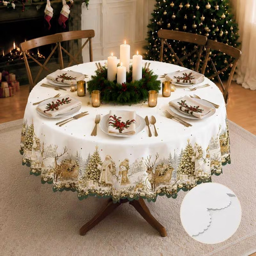 Christmas large round - large,