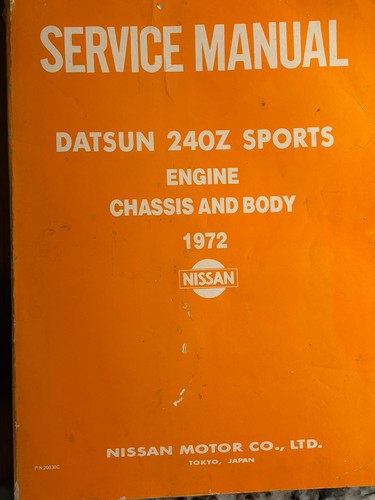 1972 datsun 240z sports - 240z,