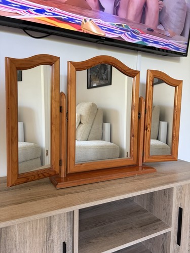 Vintage pine triple vanity - triple,
