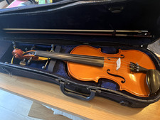3/4 Andreas Zeller Violin with Case and Bow