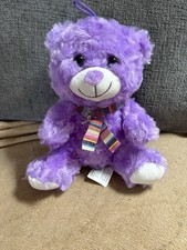 Brand new purple teddy bear - new,