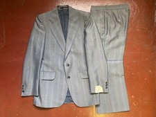 1970s blue sharkskin mohair