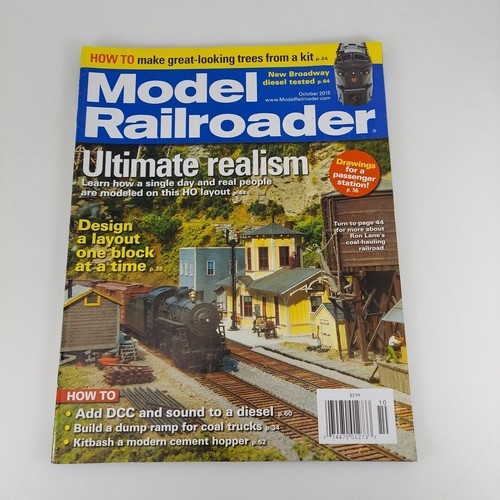Model railroader magazine oct - magazine,