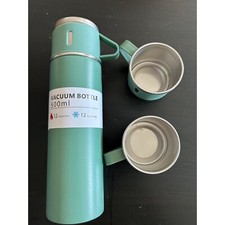 Flask Set w/ 3 Cups Vacuum