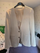 Mens Blazer 36 Regular Cream Light Summer Mens Fashion Boohoo Jacket Overcoat