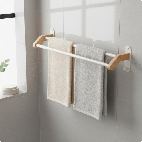 Wooden towel rail - wooden,