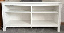 Portsmouth - IKEA Brusali TV Bench with 4 Shelves - White