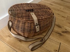 Vintage Fishing Creel Wicker