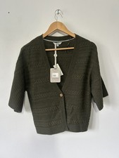 Fat Face Green Molly Cardigan