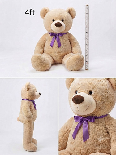 Giant 4ft teddy - bear, plush
