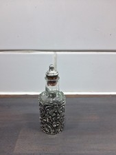 J.grossmith &Sons London 1905 Silver Perfume Bottle Hallmarked Birmingham