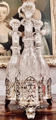 Huge silver plate gothic - huge,