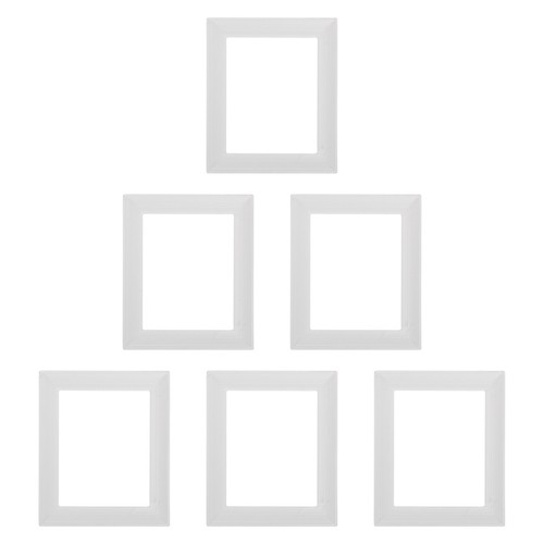 6pcs miniature white plastic - miniature,