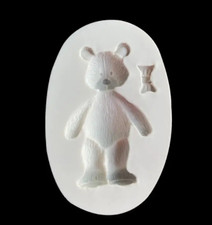 Teddy bear silicone - teddy, cake