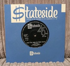 NORTHERN SOUL DARRELL BANKS OPEN THE DOOR TO YOUR HEART/OUR LOVE 7" VINYL RECORD