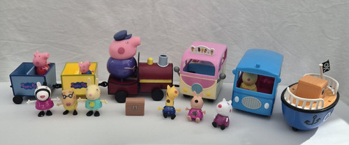 Peppa pig vehicle figure toy - peppa,